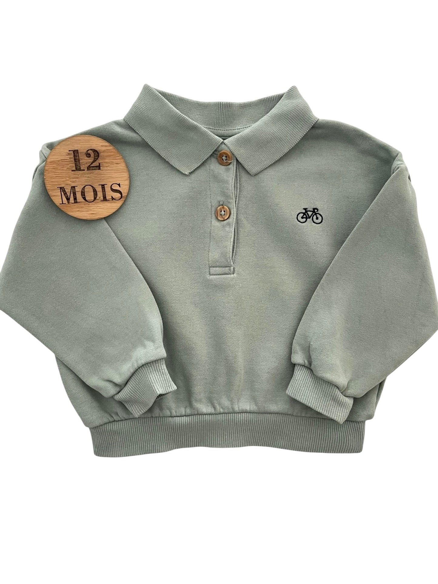 Ensemble pull à col et pantalon à bretelles
