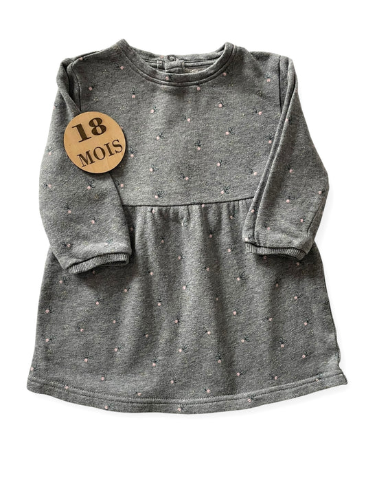 Robe sweat grise, Kiabi