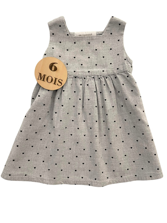 Robe grise, H&M