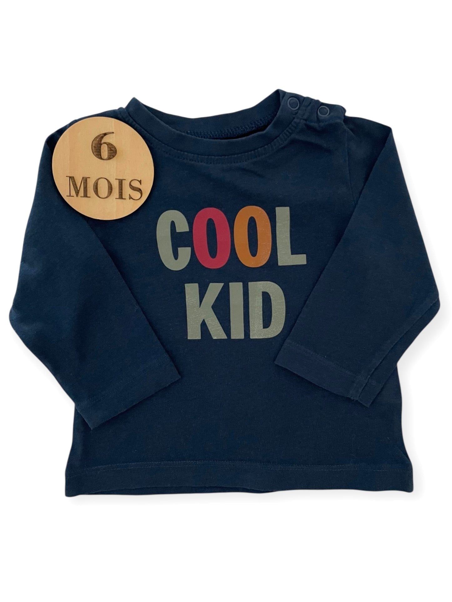 Tee-shirt bleu marine, Mots d’enfant