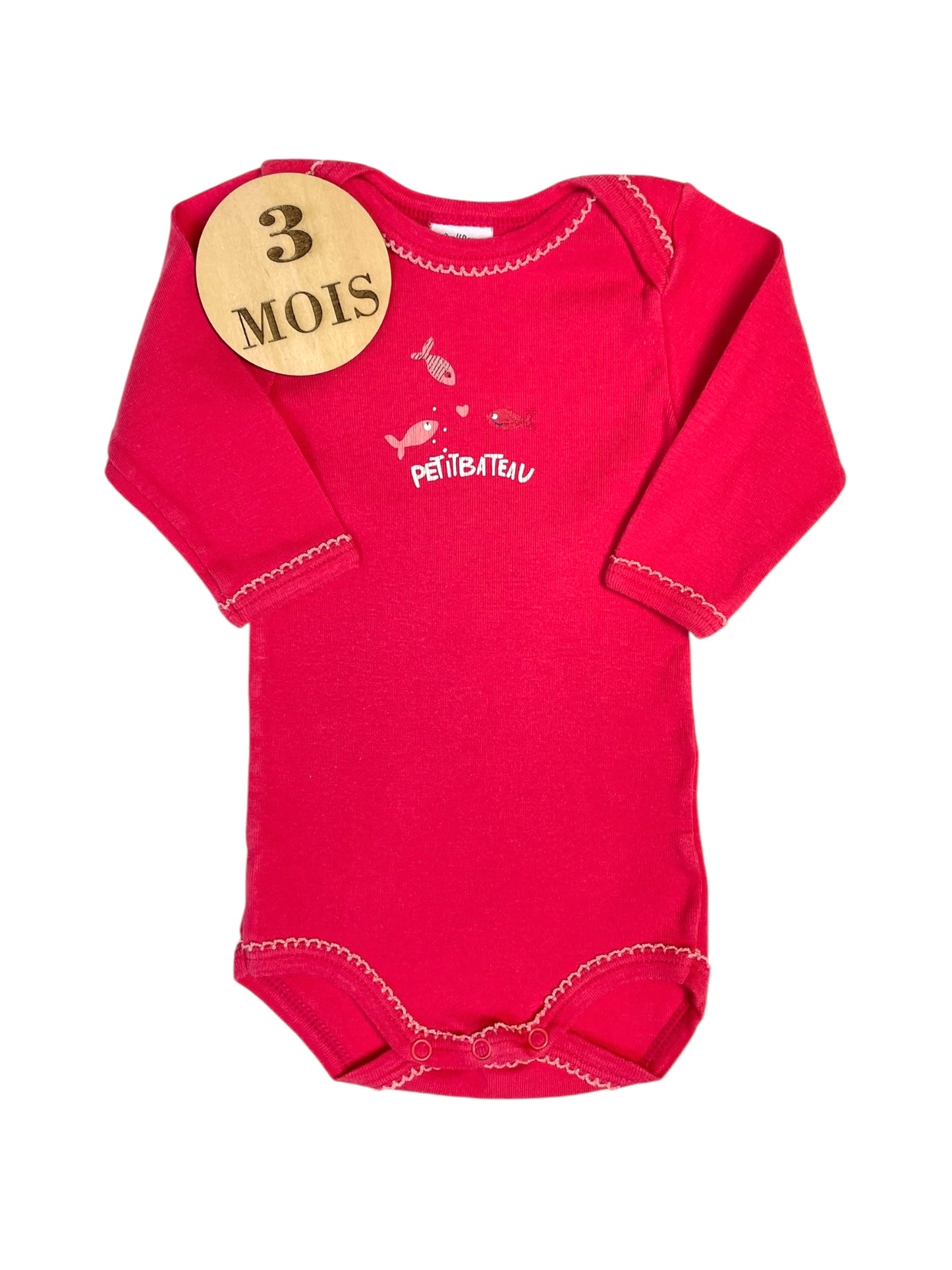 Body framboise, Petit Bateau