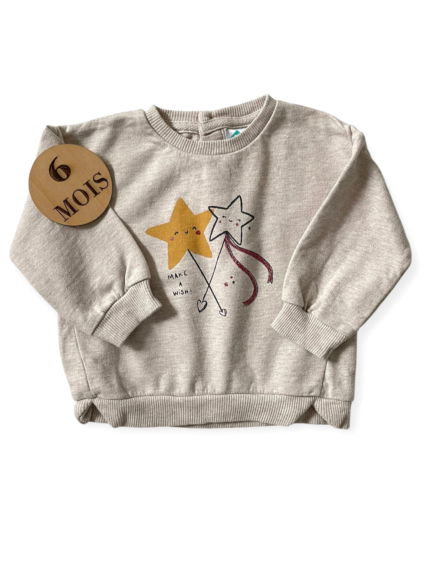 Sweat gris/beige, TEX