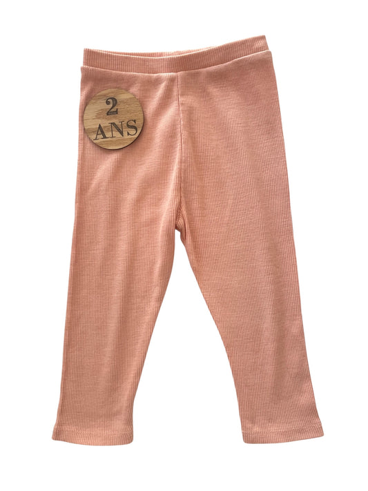 Legging rose côtelé, Vertbaudet