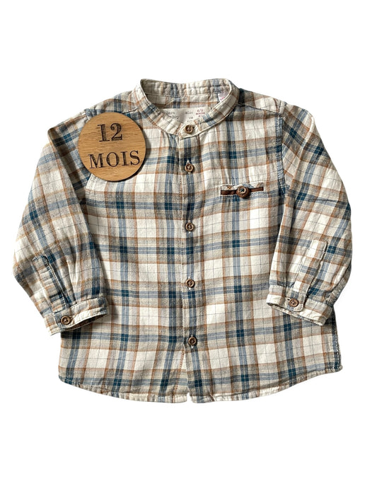 Chemise à carreaux, Zara