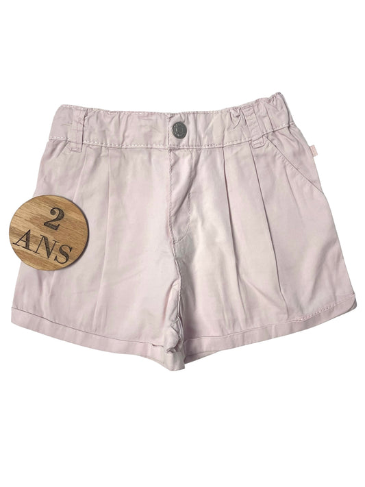 Short en toile, rose pâle, Obaïbi