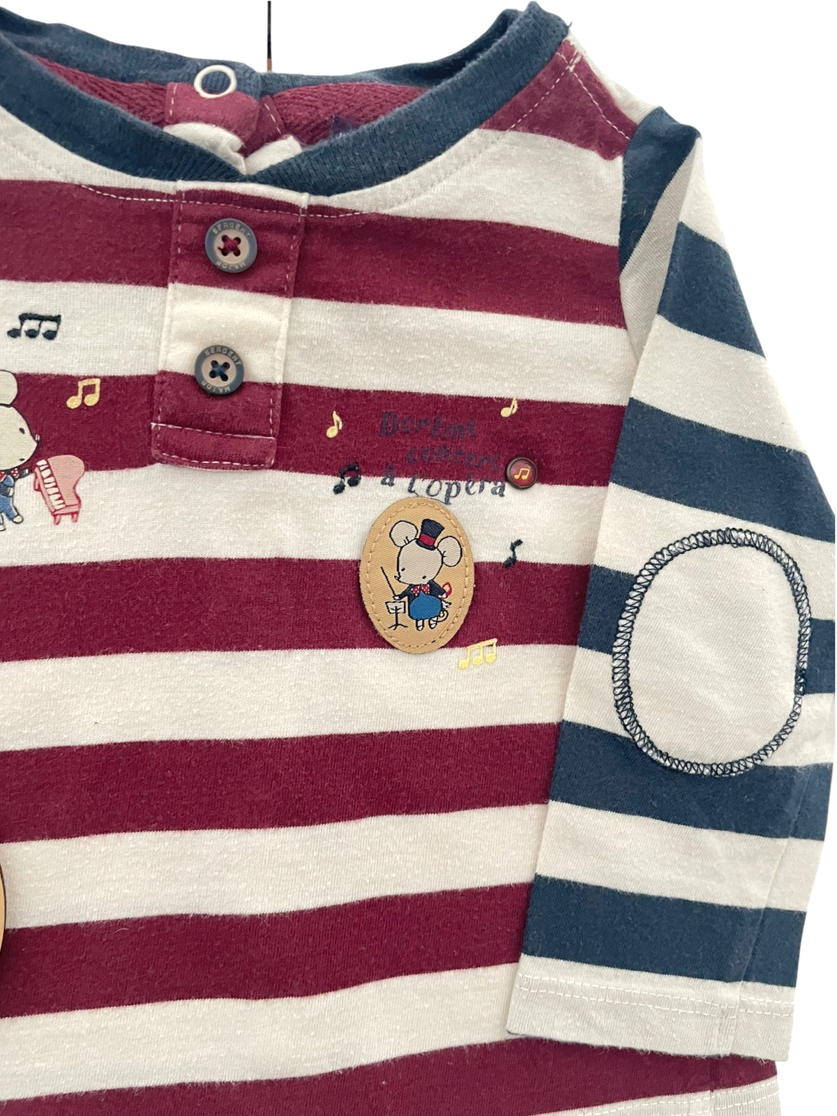 Tee-shirt rayé, Sergent Major
