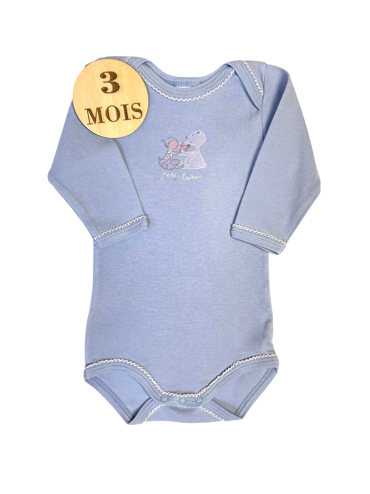 Body bleu / lila, Petit Bateau