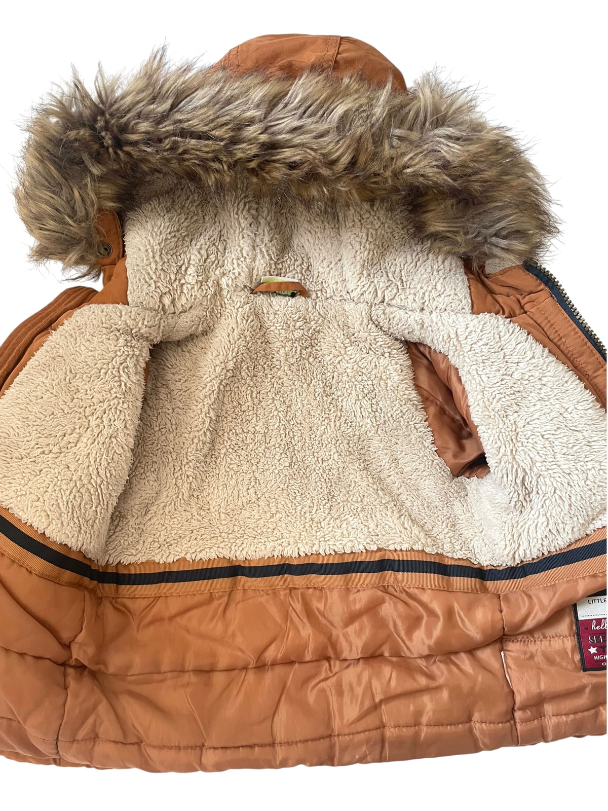 Parka à capuche, camel, TAO