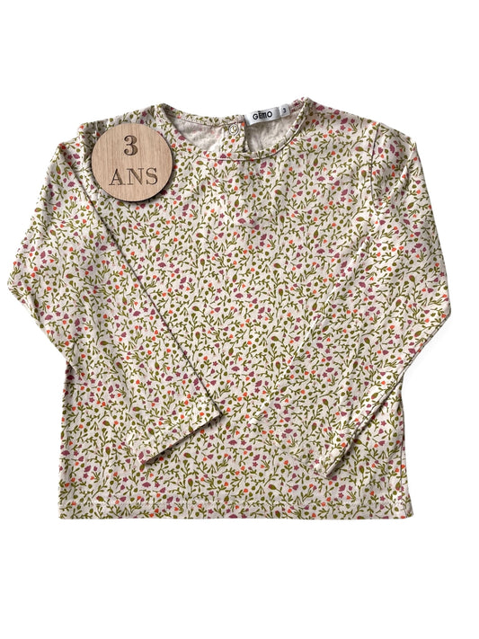 Tee-shirt fleuri, Gémo