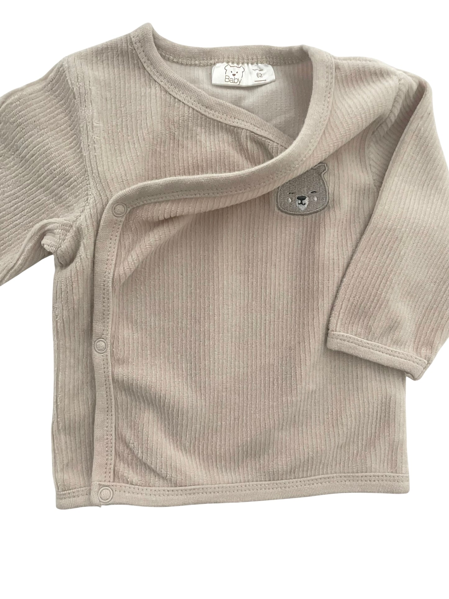 Brassière velours, gris/ beige, Baby