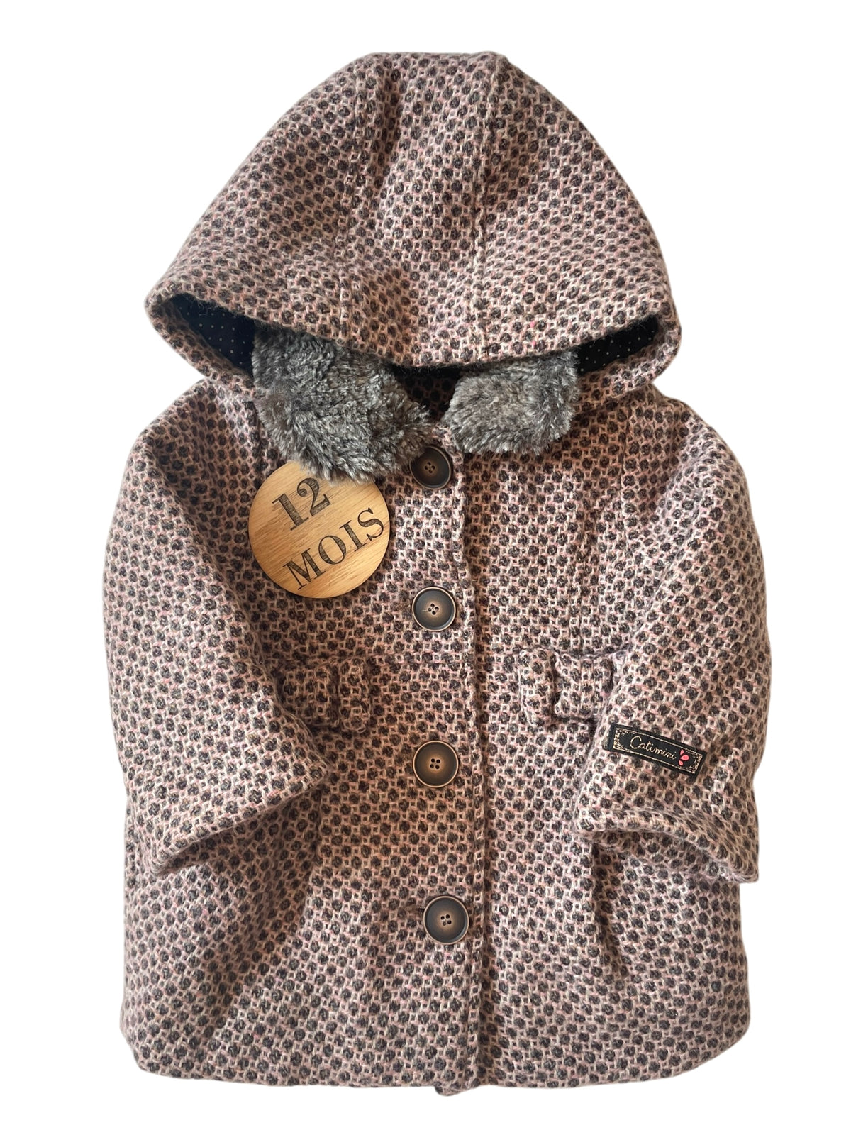 Manteaux épais, marron/ rose, Catimini