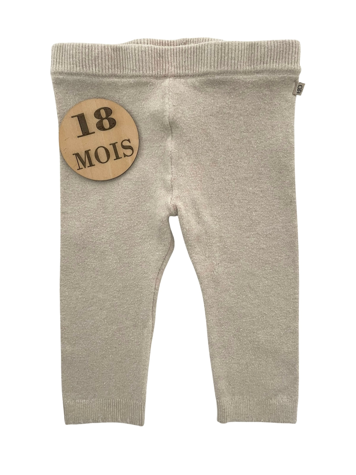 Legging en mailles, crème, Obaïbi