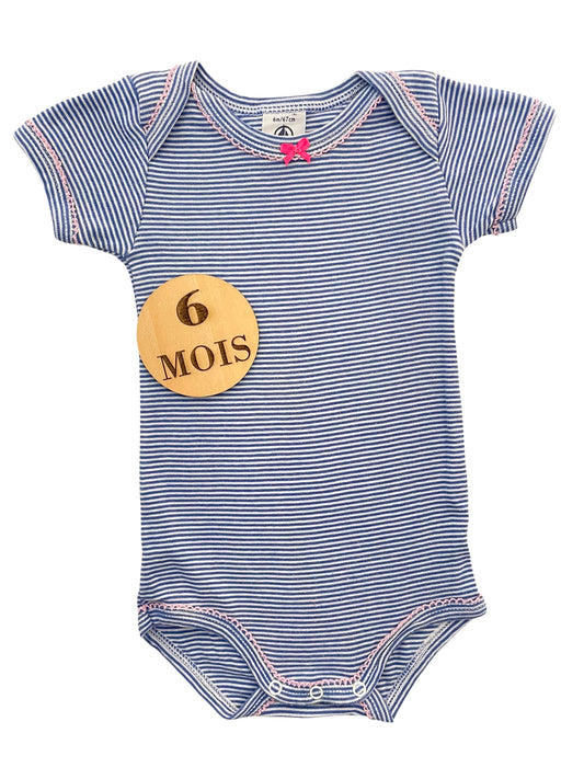 Body rayé bleu, Petit Bateau