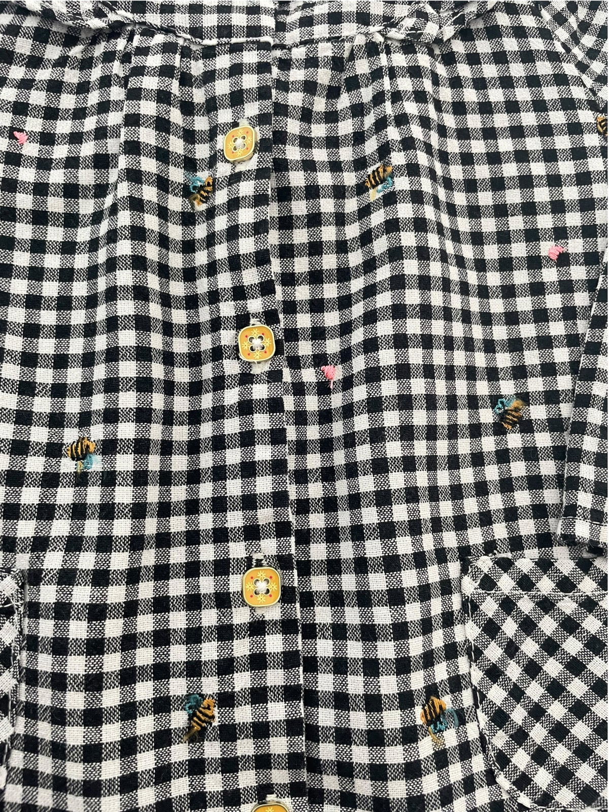 Robe chasuble, vichy, Sergent Major