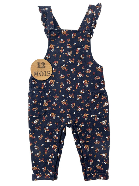 Salopette molleton, fleurie, Terre de Marins