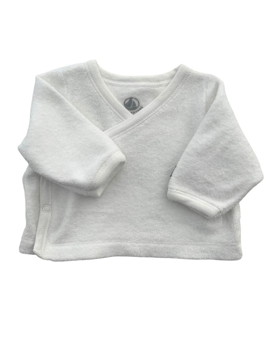 Brassière éponge, blanche, Petit Bateau