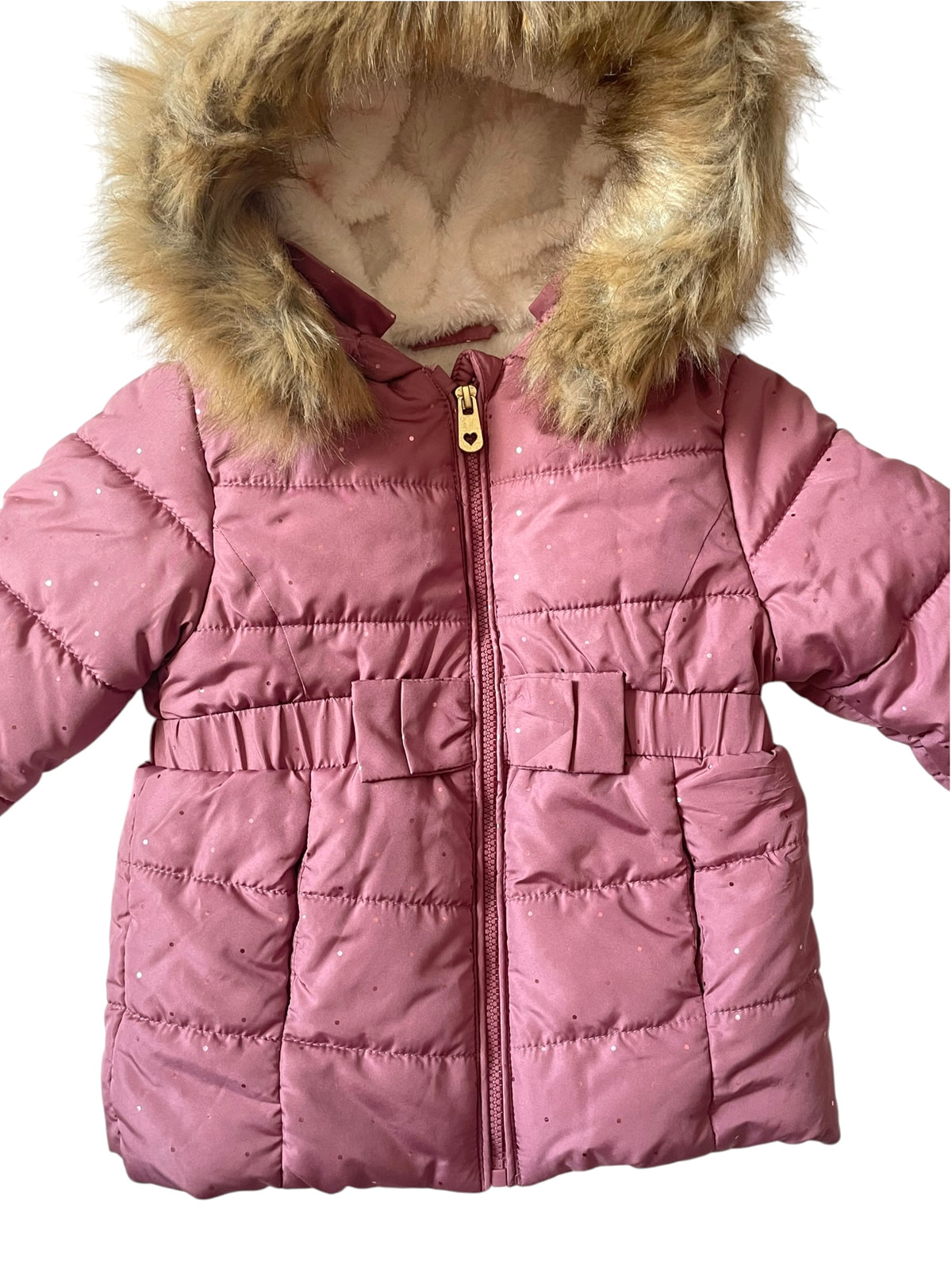 Manteau imperméable, doublé polaire, rose, Staccato