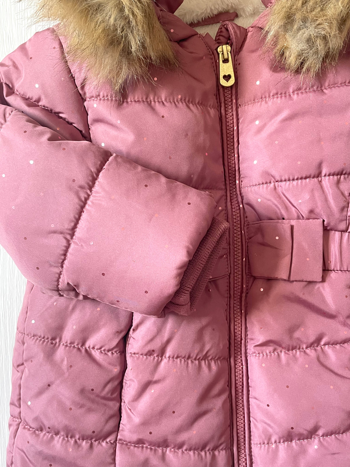 Manteau imperméable, doublé polaire, rose, Staccato