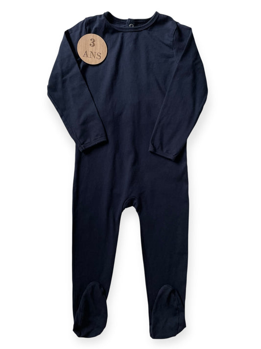 Pyjama coton, bleu-nuit, Gémo