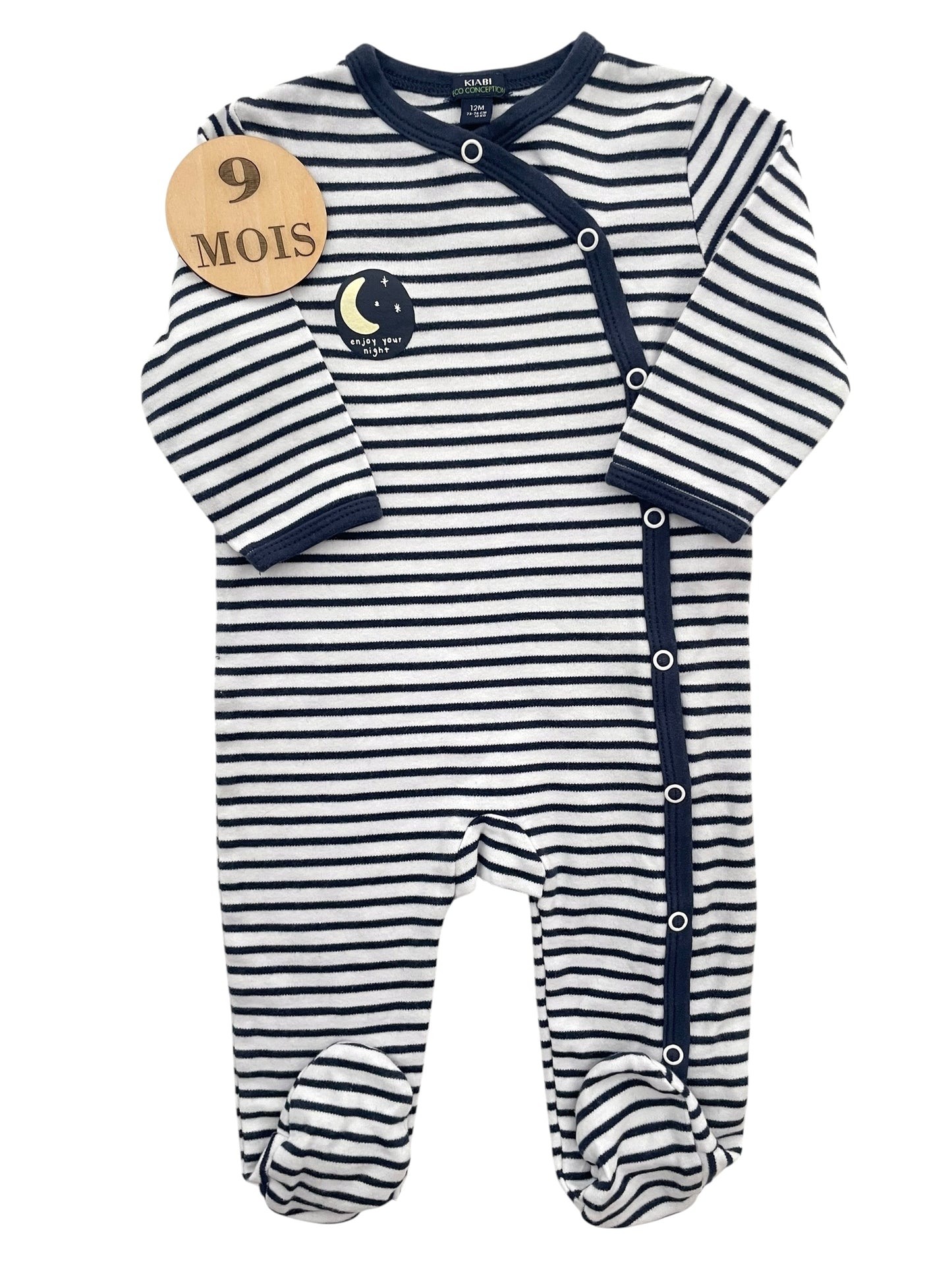 Pyjama coton rayé, Kiabi