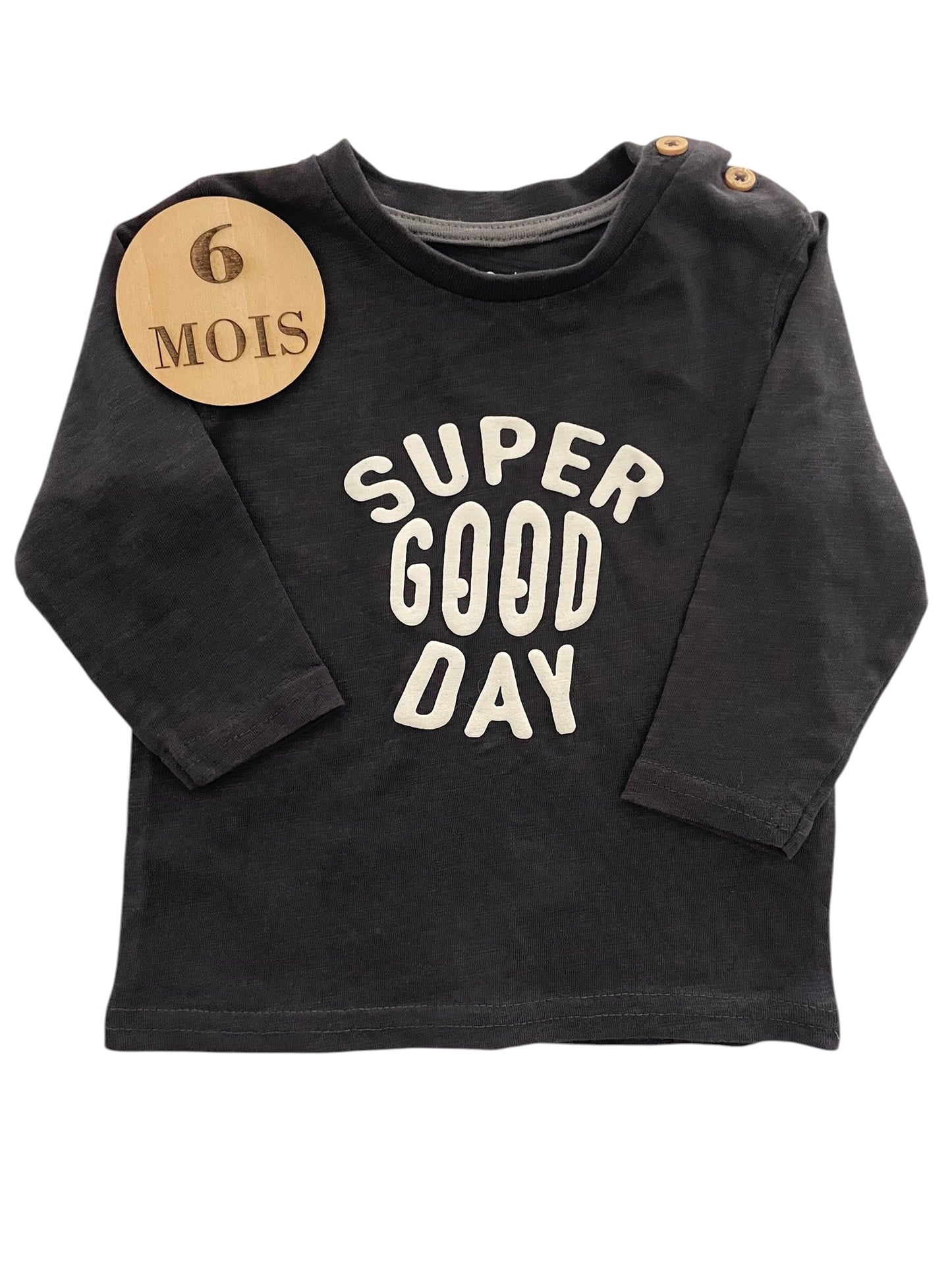 Tee-shirt gris, Gémo