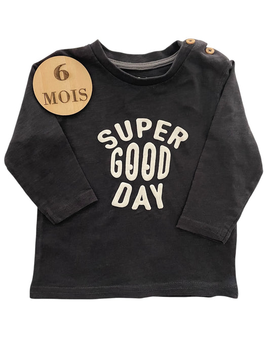 Tee-shirt gris, Gémo