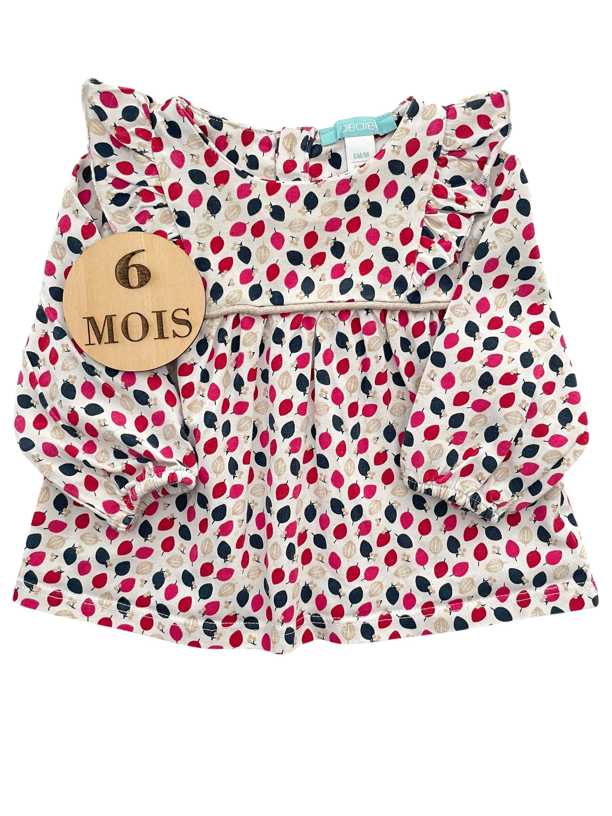 Blouse motifs feuilles, Obaibi