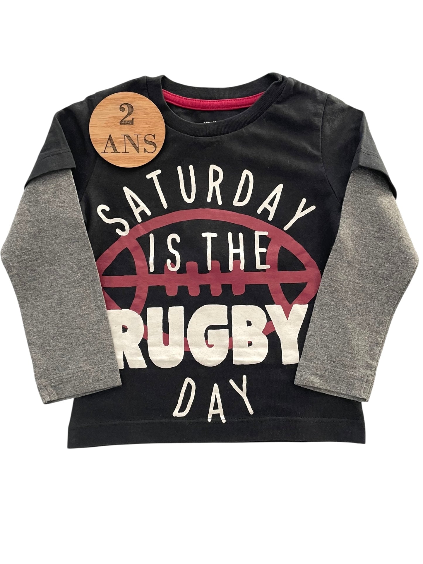 Tee-shirt, rugby, Vertbaudet