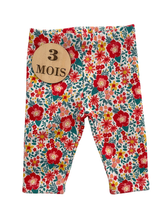 Legging fleuri, doublé, Sergent Major