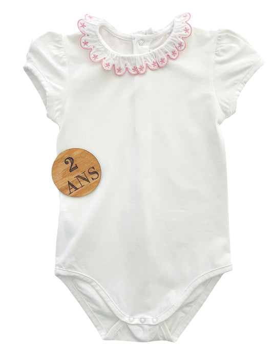 Body / tee-shirt à col, blanc, Mayoral