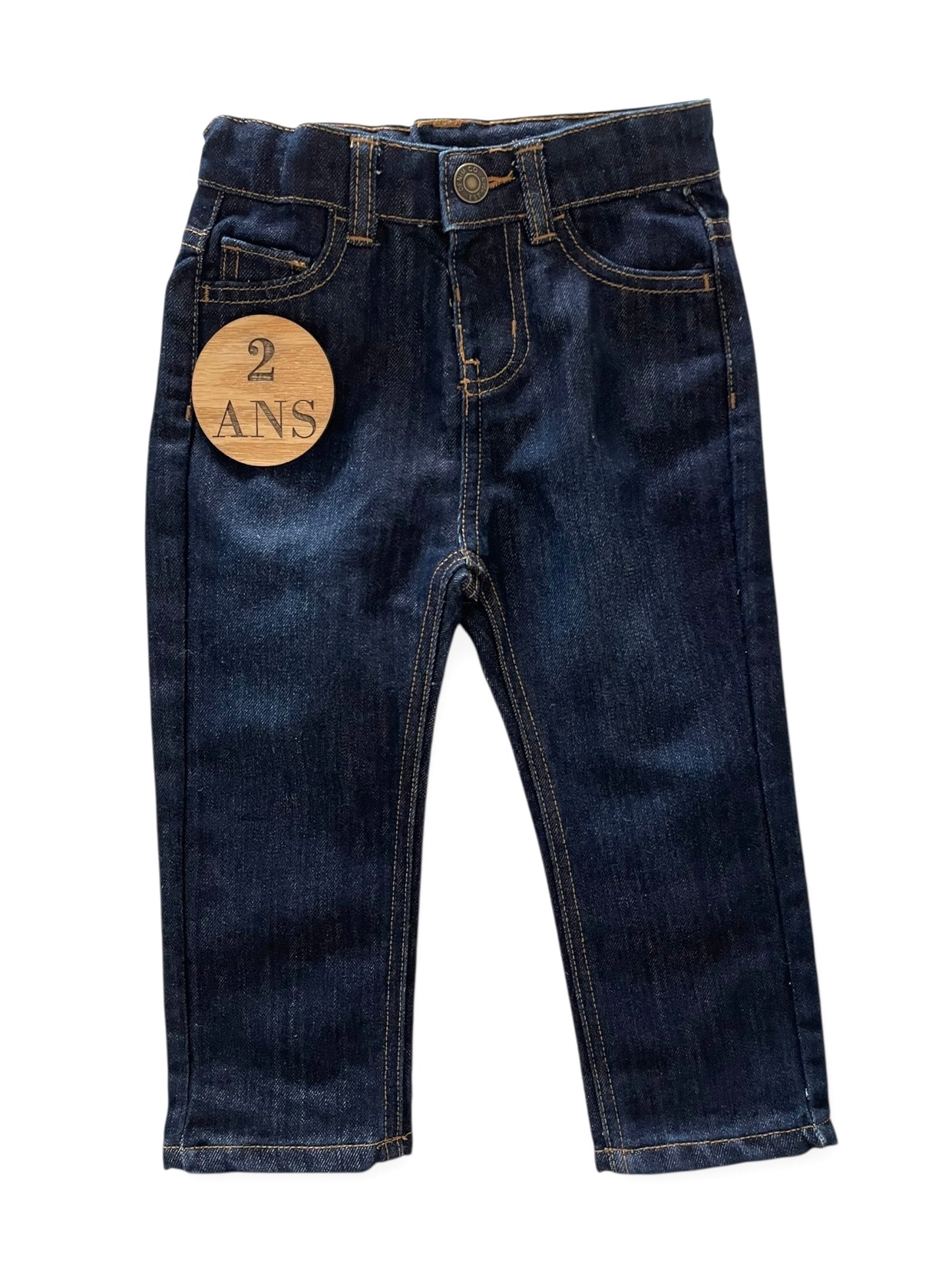 Jean droit, bleu foncé, DenimCo