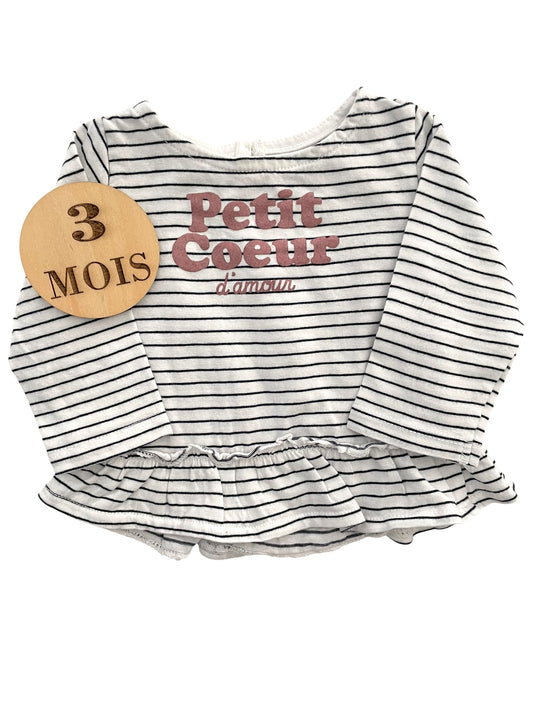 Blouse rayée, Kiabi