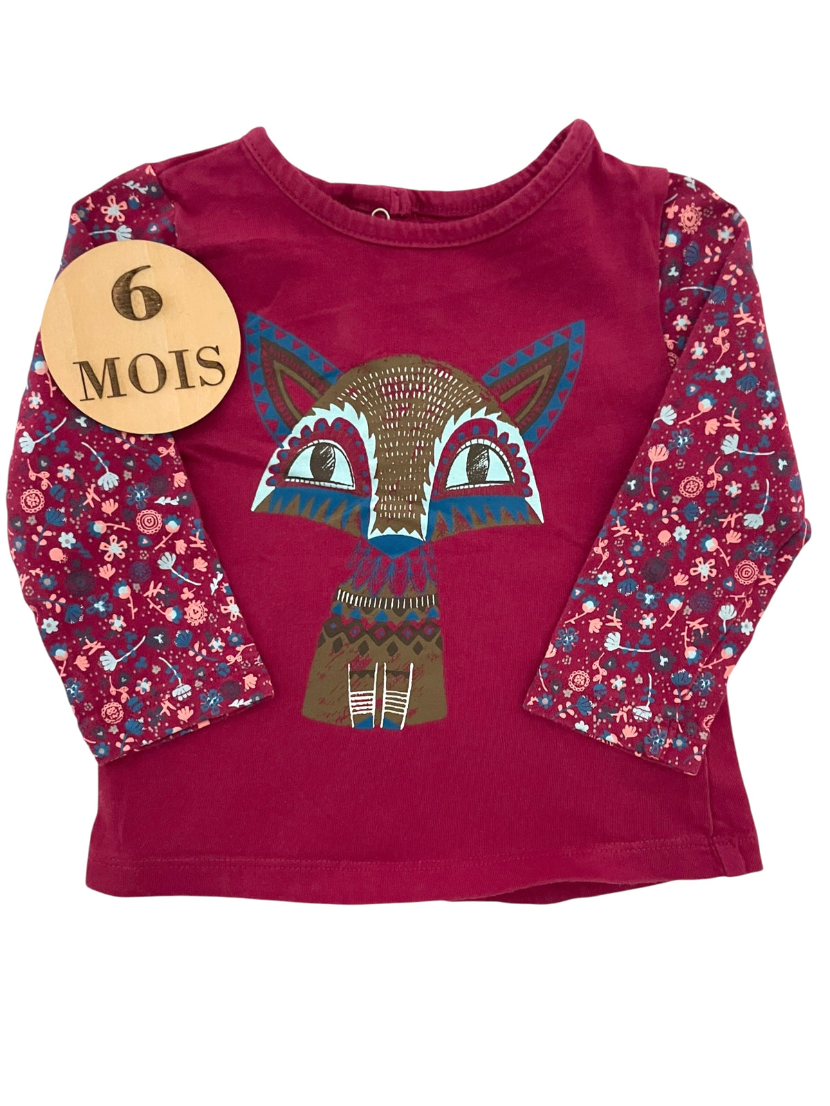 Tee-shirt bordeaux, Bébé rêve