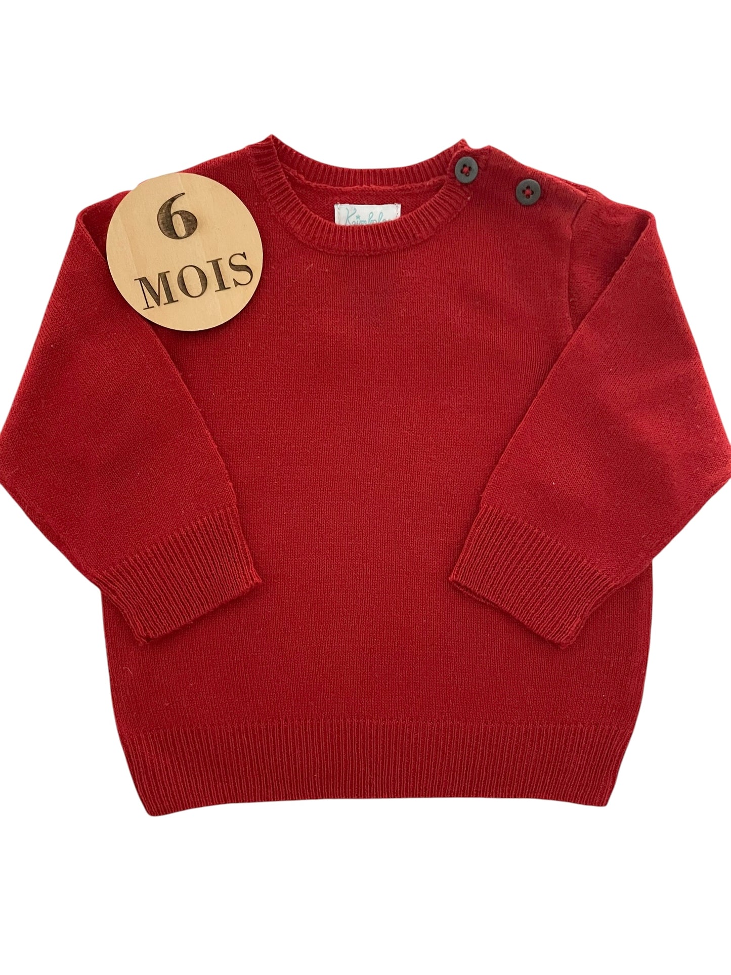 Pull fin, rouge, Kimbaloo