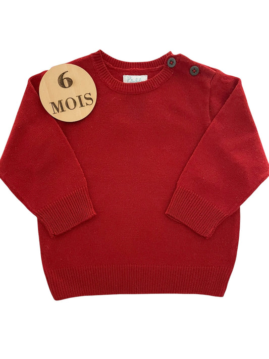 Pull fin, rouge, Kimbaloo