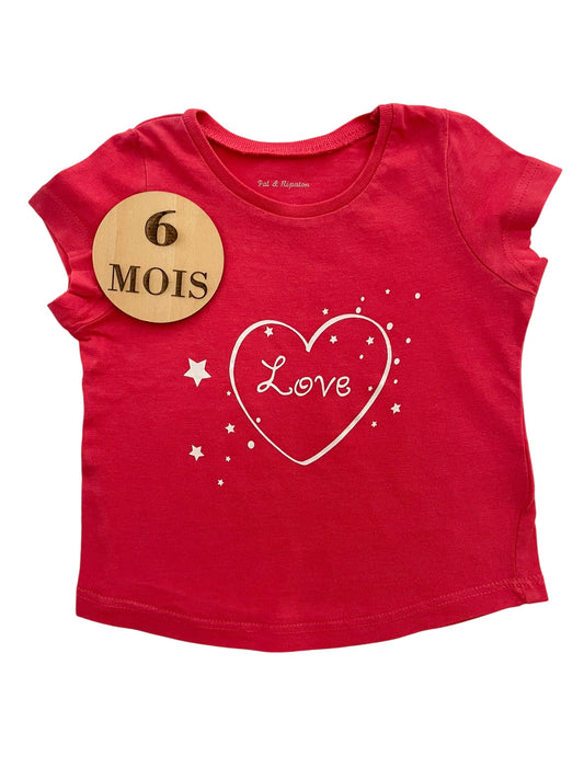 Tee-shirt fuschia, Pat et ripaton
