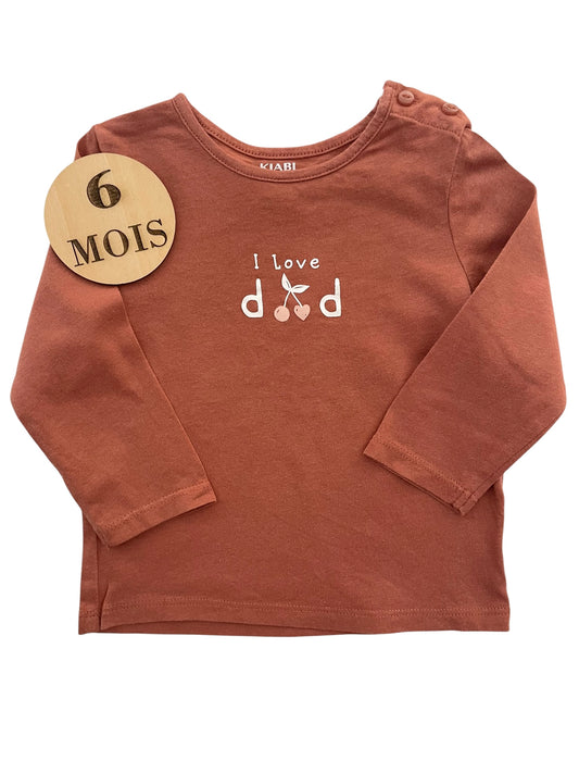 Tee-shirt, i love dad, Kiabi