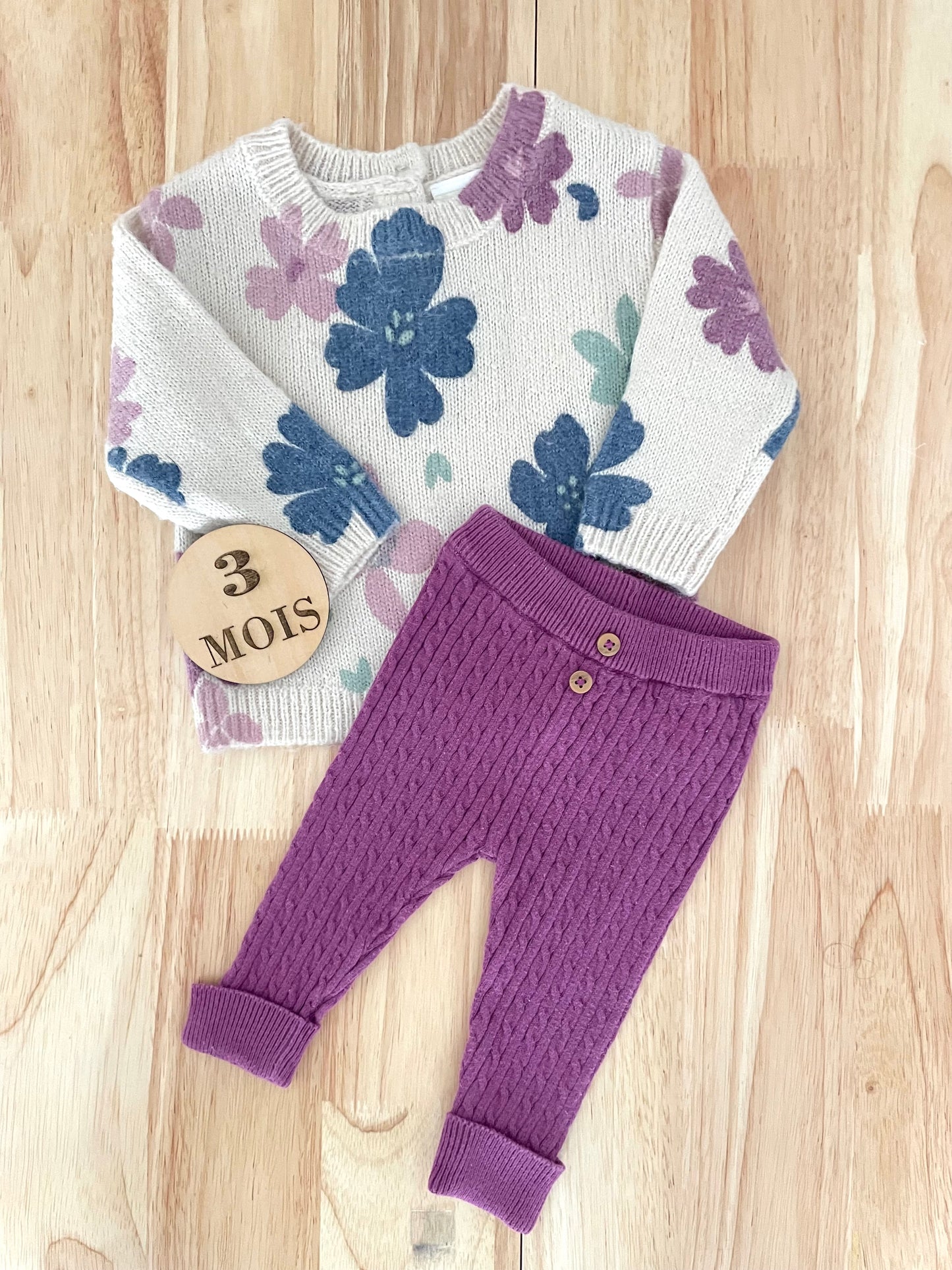 Ensemble pull et legging en mailles TAO