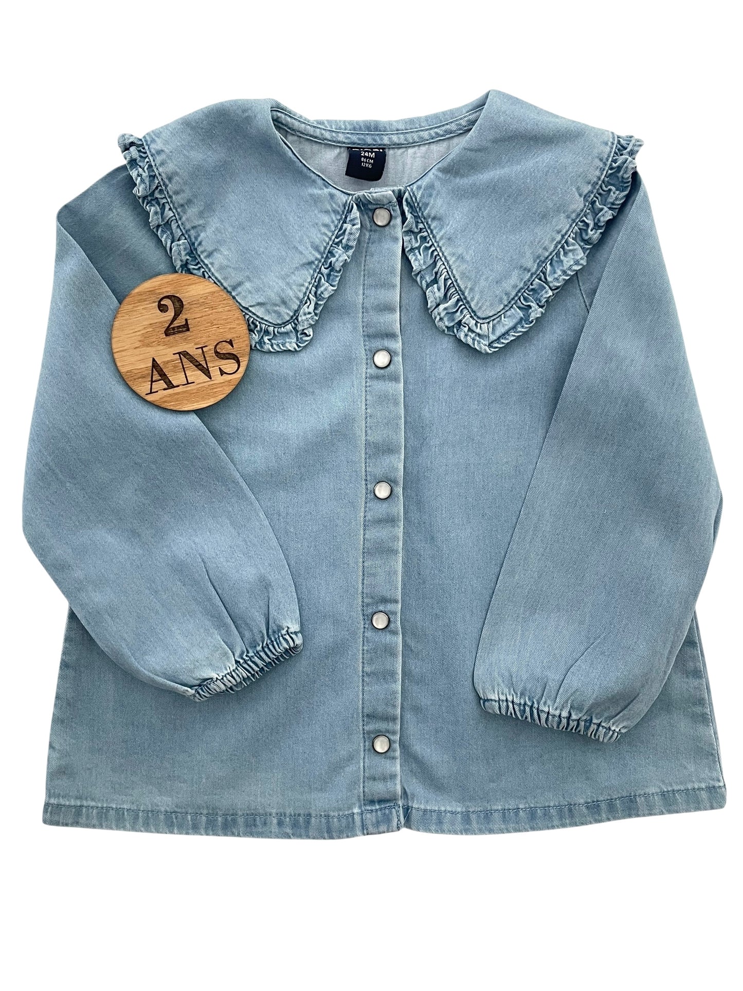 Chemisier couleur jean, Kiabi