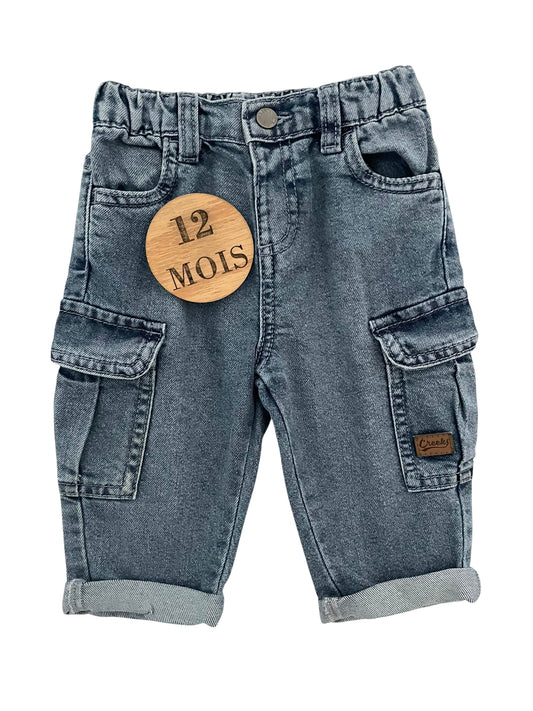 Jean large, bleu, Creeks