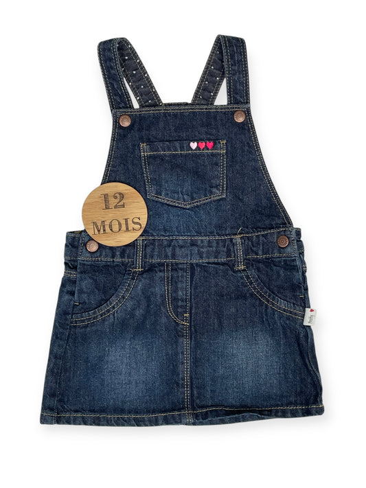 Robe salopette en jean, Kiabi