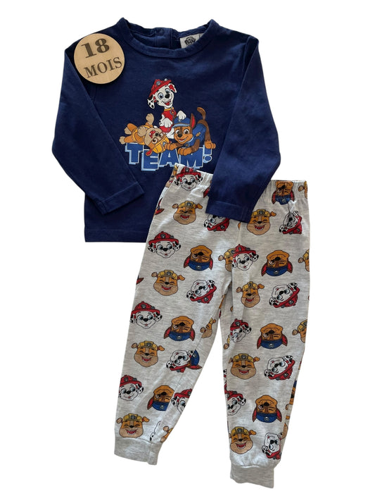Pyjama coton, 2 pièces, Pat Patrouille