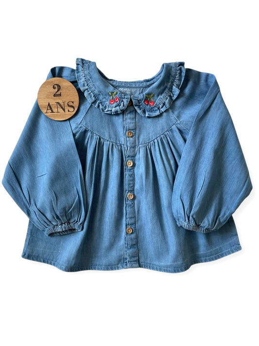 Blouse couleur jean, Primark cares