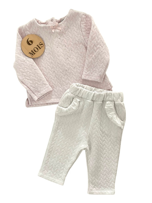 Ensemble rose et blanc, Patachou
