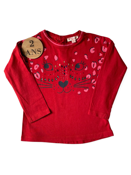 Tee-shirt rouge DPAM