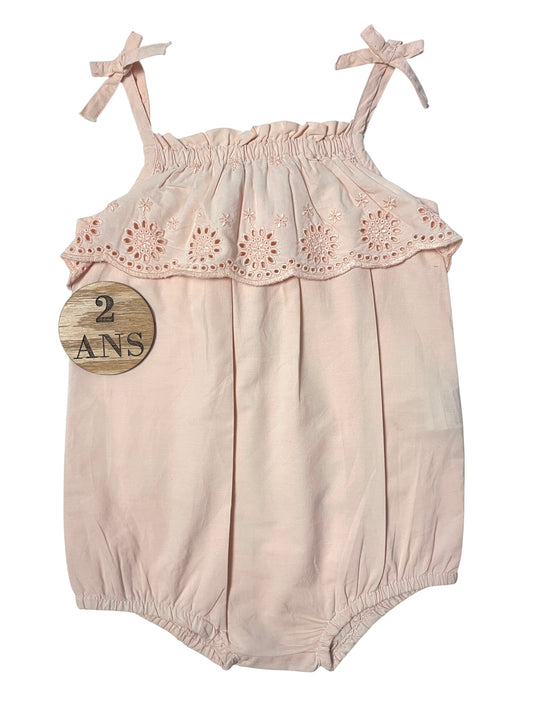 Barboteuse rose pâle, Kiabi