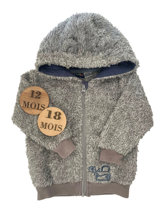 Gilet / veste, gris, Lupilu