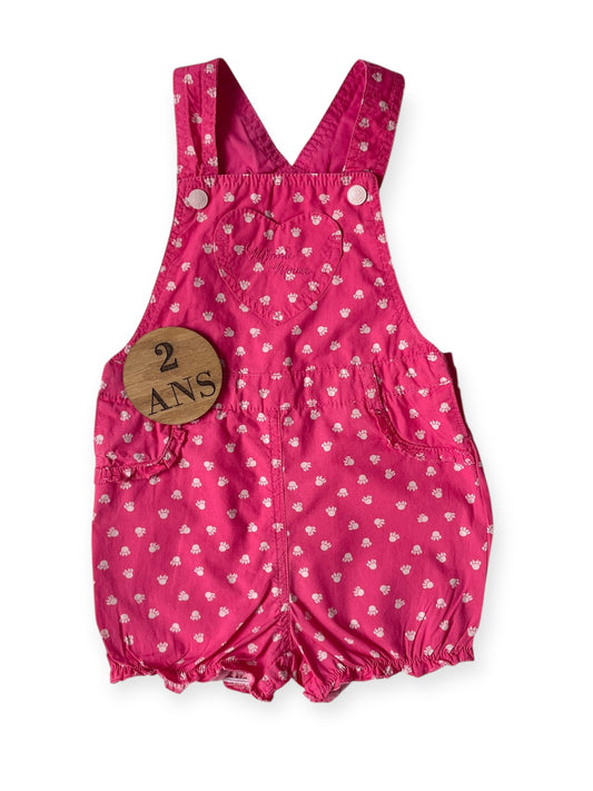 Salopette short rose, Minnie
