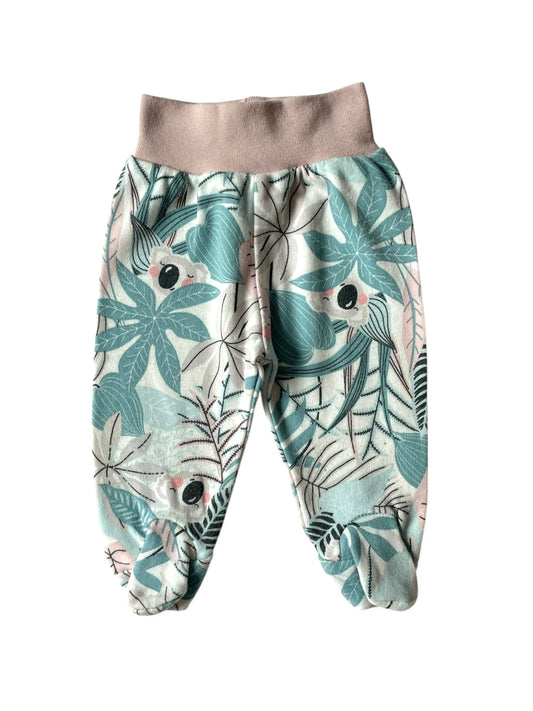 Pantalon rose et bleu, koala