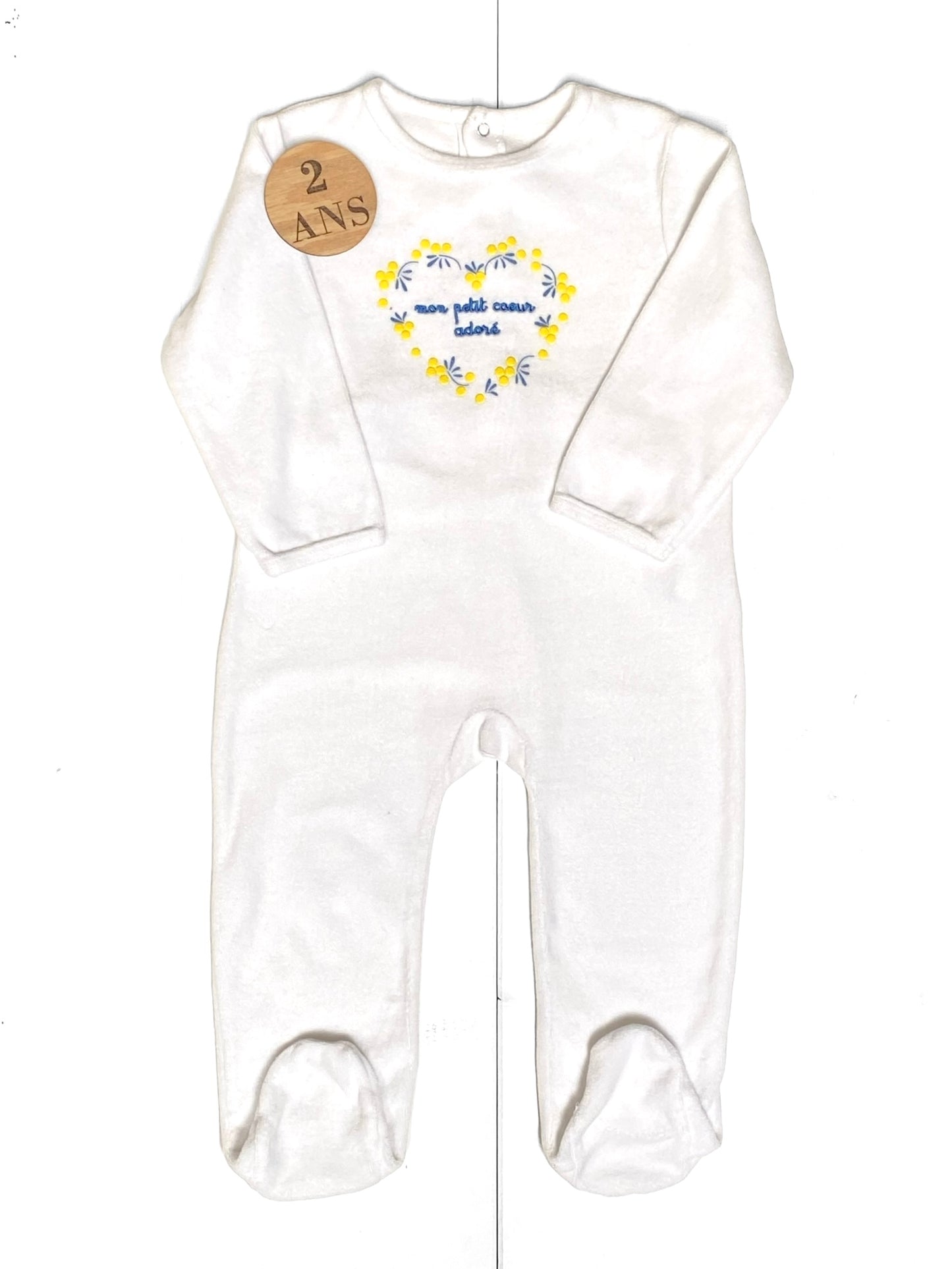 Pyjama velours blanc, Mots d’enfants